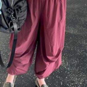 Free People Movement burgundy pant or onesie